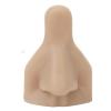 Silicone Body Parts, 3PCS Silicone Nose Model Soft Flexible Reusable Simulation 3D Silicone Nose Model Fake Ear Piercing Practice Kit for Jewelry Display,Practice Teaching (Dark view 4