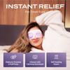 Body Restore Heated Eye Mask for Dry Eyes 5 Pack - Self Heating Warm Compress, Christmas Stocking Stuffers, White Elephant, Birthday Gifts for Women, Men, Stye Eye Treatment, Relaxation - Lavender view 2