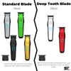 Supreme Trimmer Recharge ST777  Professional Barber Trimmer with 2 Removable Batteries | 8000 RPM Motor, Zero Gap DLC Blades, Smart Charging Dock, USB-C Fast Charge view 3