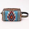 American Darling Toiletry Hand Tooled Aztec Dari Women Bag Handbag | Travel Leather view 2