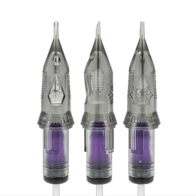 Bishop Tattoo Da Vinci V2 Cartridges - Bugpin - 10 Gage With 11 Pins - Round Liner Long - 20 Cartridges