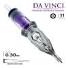 Bishop Tattoo Da Vinci V2 Cartridges - Bugpin - 10 Gage With 11 Pins - Round Liner Long - 20 Cartridges view 2