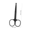 FOMIYES 2pcs Precision Grooming Scissors Stainless Steel Rounded Tip Nose Hair Trimmer for Men and Women Safe Manual Nose Hair Removal Shears Versatile Grooming Tool view 2