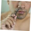 FOMIYES 2pcs Precision Grooming Scissors Stainless Steel Rounded Tip Nose Hair Trimmer for Men and Women Safe Manual Nose Hair Removal Shears Versatile Grooming Tool view 4