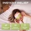 Body Restore Heated Eye Mask for Dry Eyes 5 Pack - Self Heating Warm Compress, Christmas Stocking Stuffers, White Elephant, Birthday Gifts for Women, Men, Stye Eye Treatment, Relaxation - Green Tea view 2