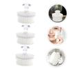 BIUDECO 3pcs Soft-Bristle Face Cleansing Brush with Cover Facial Exfoliator for Deep Cleaning Exfoliating and Massaging Gentle Skin-Friendly for Daily Use and Travel view 4