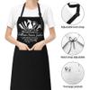callie Personalized Hairstylist Salon Apron, Custom Text on Multicolor Durable Waterproof Hairdresser Barber Apron, Gift for Hair Lovers view 2