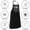 callie Personalized Hairstylist Salon Apron, Custom Text on Multicolor Durable Waterproof Hairdresser Barber Apron, Gift for Hair Lovers view 3