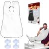 Beard Bib Beard Apron, Beard Catcher for Men Shaving & Trimming, Waterproof Beard Bib Hair Catcher for Sink, Non-Stick Beard Cape with 4 Suction Cups, Grooming Accessories & Gifts for Men Dad Husband view 1