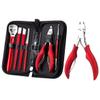 KLVN Foot Pedicure Set Toe Nail Correction Thick Nails Ingrown Toenails Nippers Cutters Dead Skin Dirt Remover Manicure Tool(7pcs-Black) view 2