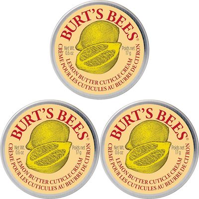 Burt's Bees, Cuticle Cream Lemon Butter, 0.6 Ounce (Pack of 3)