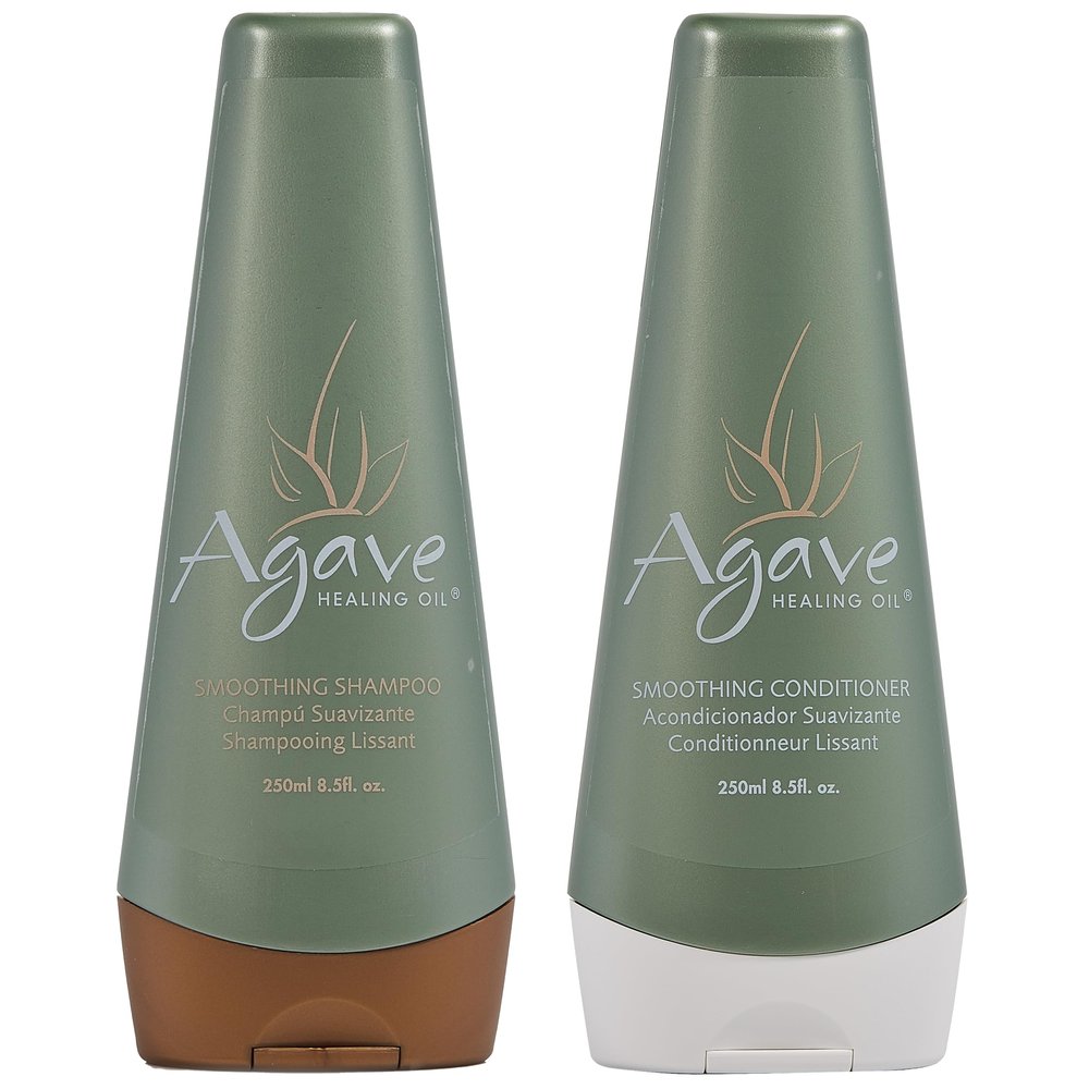 Agave Smoothing Shampoo & Conditioner, 8.5 Fl Oz Each