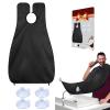 Beard Bib Beard Apron, Beard Catcher for Men Shaving & Trimming, Waterproof Beard Bib Hair Catcher for Sink, Non-Stick Beard Cape with 4 Suction Cups, Grooming Accessories & Gifts for Men Dad Husband view 1