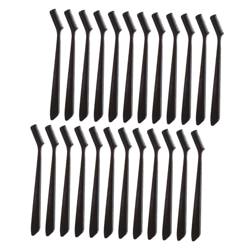 Gogogmee 30pcs Portable Eyebrow Comb and Eyelash Brush Lightweight Small Grooming Tool for Neat Makeup Application Random Color Selection for Home and Travel Use