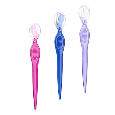 FOYTOKI 3pcs Facial Razor for Women Eyebrow Lightweight Non-Slip Grip for Makeup Bag