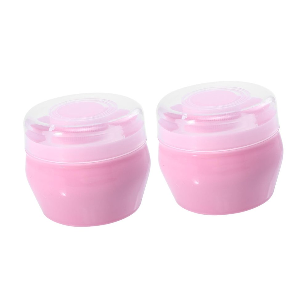 ADOCARN 2sets Talcum Powder Puff Soft Body Powder Applicator for Boy Girl Gentle Non-deforming for Showers Birthdays and Christmas