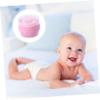 ADOCARN 2sets Talcum Powder Puff Soft Body Powder Applicator for Boy Girl Gentle Non-deforming for Showers Birthdays and Christmas view 4