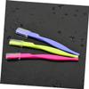 PLAFOPE 3pcs Stainless Steel Eyebrow Trimmer Mens Brow Scissors Portable Makeup Tool Kit Easy to Clean Travel-friendly view 4