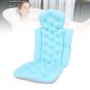 Full Body Bathtub Cushion, Comfortable Slip Support, Filled with Memory Foam Particles, Breathable Mesh Back, Suction Cups, Easy to Clean and Store, for Headrest Neck view 3