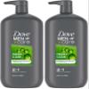 Dove Men+Care 2 in 1 Shampoo and Conditioner Fresh & Clean for Clean Hair Shampoo and Conditioner for Stronger, Healthy Hair Everyday 31 oz (Pack of 2) view 1