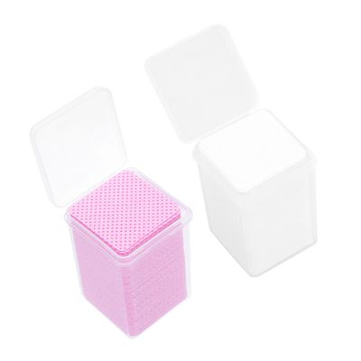 FOYTOKI 200pcs Pads for Eyelash Glue Removal Wiping for Lash Extensions Safe and for Salon and Home Use and