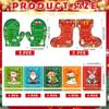 15 Pack Christmas Gifts Face Mask, Moisturizing Hand Gloves and Foot Socks for Dry Cracked Feet, Dry Skin Hydrating Skincare Set, Spa Party Supplies, Christmas Stocking Stuffer (moisturizing Sets) view 2
