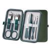 Bustards Nail Clipper Set 7 PCs Nail Clippers Manicure Tool Set, with Portable Travel Case, Cuticle Nippers and Cutter Kit, Professional Nail Clippers Fingernail Clipper view 1