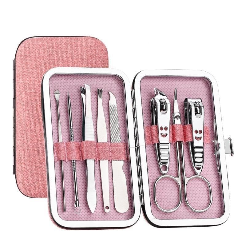 Bustards Nail Clipper Set Kit Compact Professional Precise Durable Versatile for Men and Women Gift for Friends and Family Manicure Must-Have Nail Clipper Fingernail Clipper(Pink)