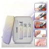 Bustards Nail Clipper Set Convenient Nail Clipper Set Home Nail Scissors Stainless Steel Pedicure Tools High Grade Nail Clippers Fingernail Clipper(Purple) view 2