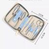Bustards Nail Clipper Set Nail Clippers Set of Female Nail Clippers Hawkbill Pliers Repair Gray Nail Tools Anti-Splash Nail Groove Special Nail Clippers Fingernail Clipper(Gris) view 2