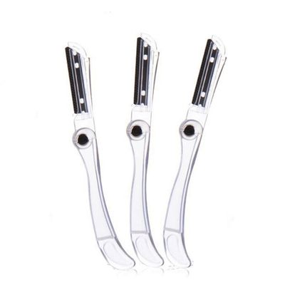 PLAFOPE Elegant Eyebrow Razor for Women 6pcs Kit Portable Facial Hair Remover Precision Trimmer Ideal for Makeup Random Color