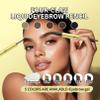 2 in 1 Long-Lasting Eyebrow Pencil and Brow Up-Grade Gel, Light Brown and Brown Shades (4#Black Brown) view 2