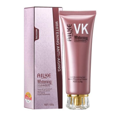 AILKE Brightening, Anti-Aging Face Cleanser, Oil Control, Clean Pores, Reduce Pimples, Won't Dry Out Skin, for All Skin Types Facial Cleanser, 4.2 oz (Pack of 1)