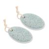 FOYTOKI 2pcs Volcanic Stone Grinding Stones for Foot Rasp File Exfoliating Tool Foot Care Board Heel Scraper for Cracked Heels view 1