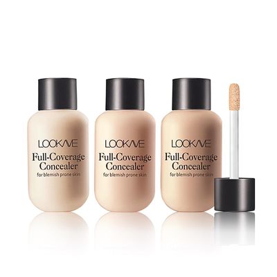 LAMUSELAND Concealer Full Coverage, 3Pcs Soft Matte Waterproof Hydrating Cream Concealer, Color Correcting Foundation Concealer Makeup for Dark Circles (Multi, M)