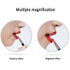 Standing Table Vanity Mirror on Stand,Dressing Table Makeup Mirror,Vanity Mirror,Double Sided Tabletop Makeup Mirror 1X & 2X/3X/5X Magnifying,360Swivel Magnifying Mirror,2X/5* view 2