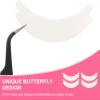 200 PCS Foam Eye Pads for Lash Extensions Lint Free Lash Lift Pads Eyelash Extension Supplies Waterproof Eyelash Tapes Soft Under Eyes Pad Fit Most Eyes Shape view 4