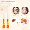 18 Pcs Esthetician Supplies for Facials Set 6 Gold Facial Bowls Esthetician 6 Facial Brushes Esthetician 6 Flat Brushes Face Mask Cosmetic Applicators for Women Facial Mask Mixing Kit Facial Tools view 3