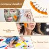 18 Pcs Esthetician Supplies for Facials Set 6 Gold Facial Bowls Esthetician 6 Facial Brushes Esthetician 6 Flat Brushes Face Mask Cosmetic Applicators for Women Facial Mask Mixing Kit Facial Tools view 4