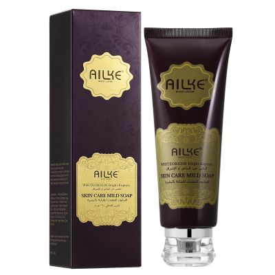AILKE Brightening Face Cleanser, Gentle Daily Face Wash and Makeup Remover, with Amino Acids, Niacinamide, Soothing and Exfoliating for All Skin Types, 4.23 oz (Pack of 1)