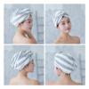 3UOOWWFA Bath Towel Magic Microfiber Hair Fast Quick Dry Dryer Women Bath Towel Wrap Hat Quick Cap Turban Dry view 2