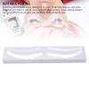 100 Sheets Eyebrow Adhesive Stencils Disposable Eyebrow Shaping Stickers Microblading Yebrow Stencil Stickers Eyebrow Stamp Tape for (TYPE C) view 2