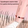 XYOUWEI Electric Shaver for Women, 2 in 1 Bikini Trimmer, USB Rechargeable Electric Razors Body Hair Trimmer for Face Leg Bikini Underarm Arm view 4