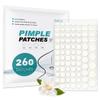 Safirst Sticky Acne Patches Hydrocolloid Pimple Absorbing Patch 4 Size 260 Counts Spot Blemish Invisible Stickers Zit Dot Cover Breakout Treatment view 1