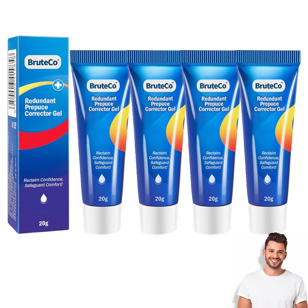 Biancat BruteCo Redundant Prepuce Corrector Gel, Professional Redundant Prepuce Corrector Gel (4 Pack)