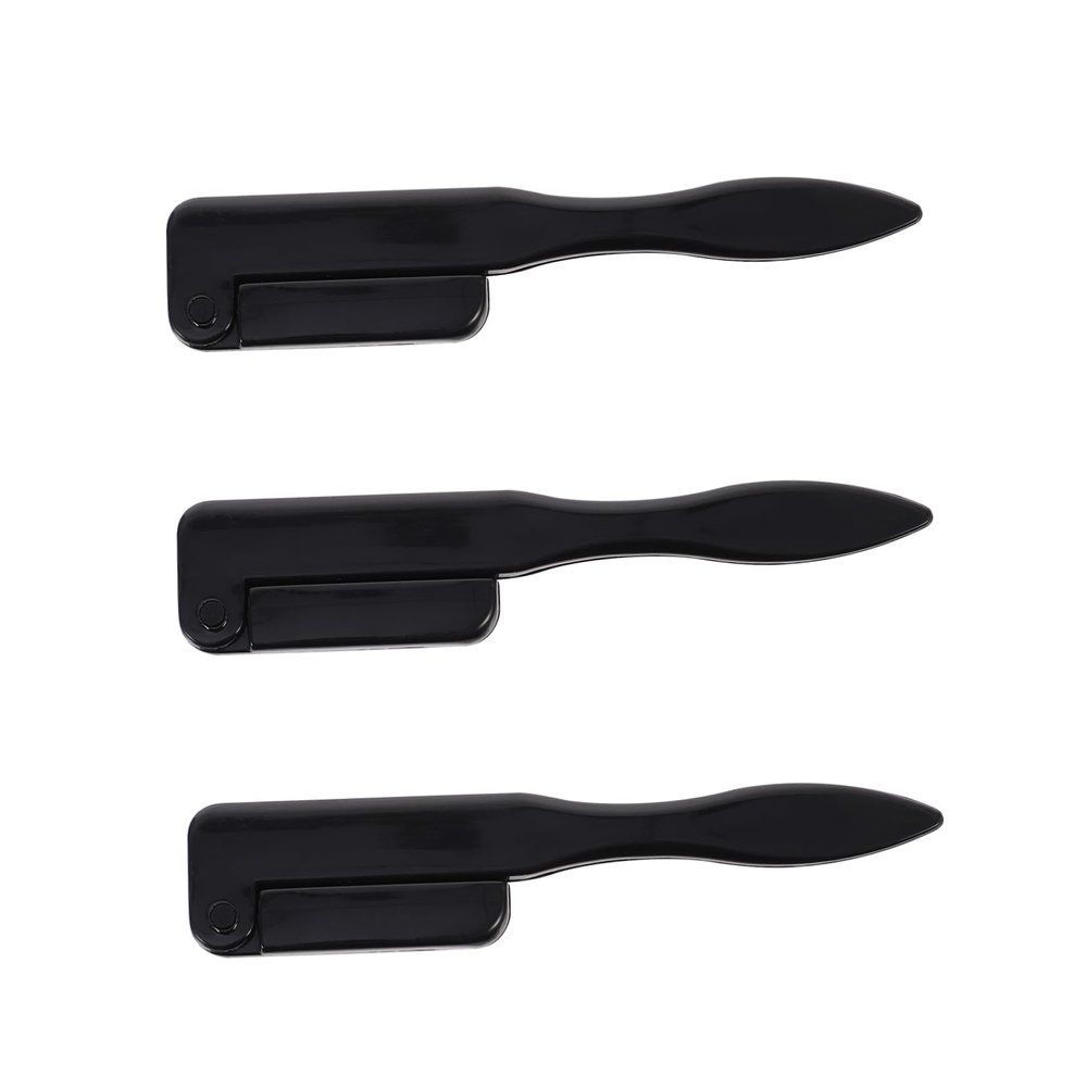 VINTORKY 3pcs Folding Eyelash Brush Comb Brow Comb for Eyebrows Lash Brushes Curler Mascara Beauty Tool