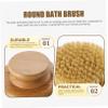 ADOCARN Exfoliating Body Scrubber Shower Brush Bathtub Accessory Back Scrubber Brush view 2