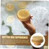 ADOCARN Exfoliating Body Scrubber Shower Brush Bathtub Accessory Back Scrubber Brush view 4