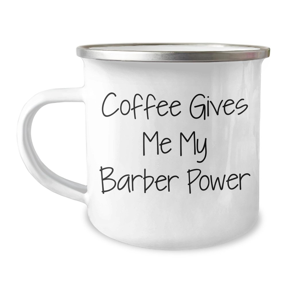 Barber Power Morning Coffee Gifts from Men to Barbers for Christmas