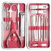 18 Pieces Manicure Kit, Pedicure Tools for Feet, Nail Clipper, Ear Pick Tweezers, Manicure Pedicure Set for Women and Men (Brown) view 1